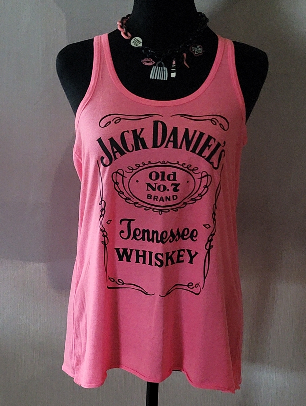 Jack Daniel's Pink Tennessee Whiskey Tank Top